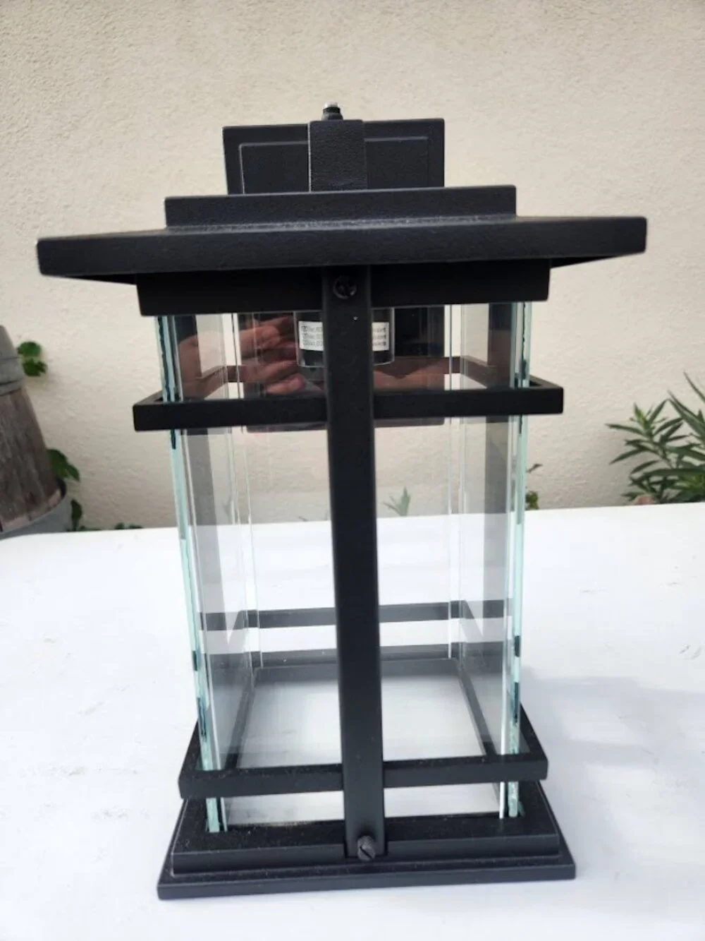 NEW Lutec Craftsman Outdoor Coach Light Lantern Lighting Wall Hardwired Electric